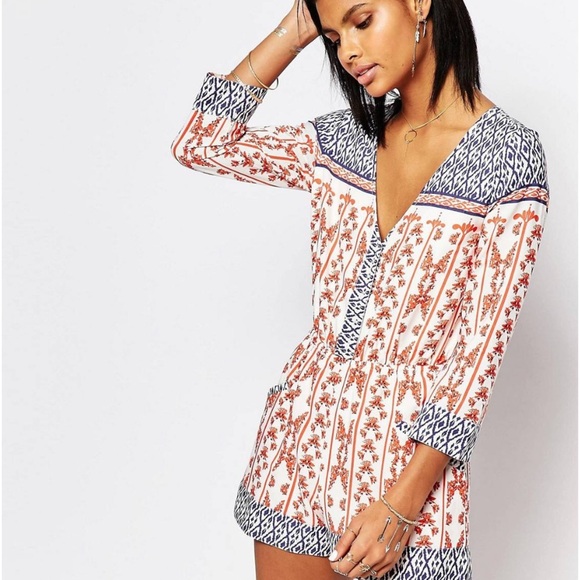 Tularosa Asos Winston Romper in Print - Picture 4 of 8